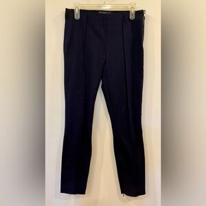 Gap Bi-Stretch Side-Zip Skinny Pants, Size 6, Navy